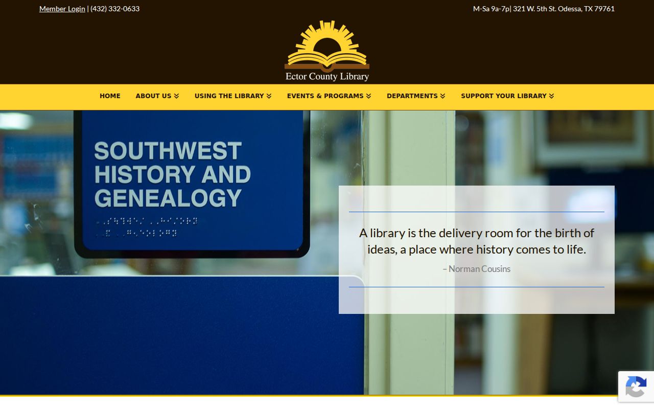 Odessa city directory research at Ector County Library Southwest History and Genealogy