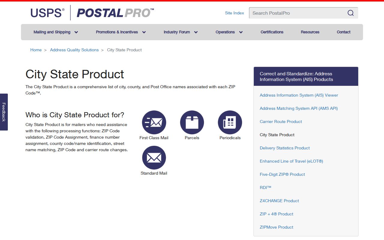 Odessa ZIP code directory USPS PostalPro city and state reference